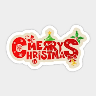 merry Christmas Sticker